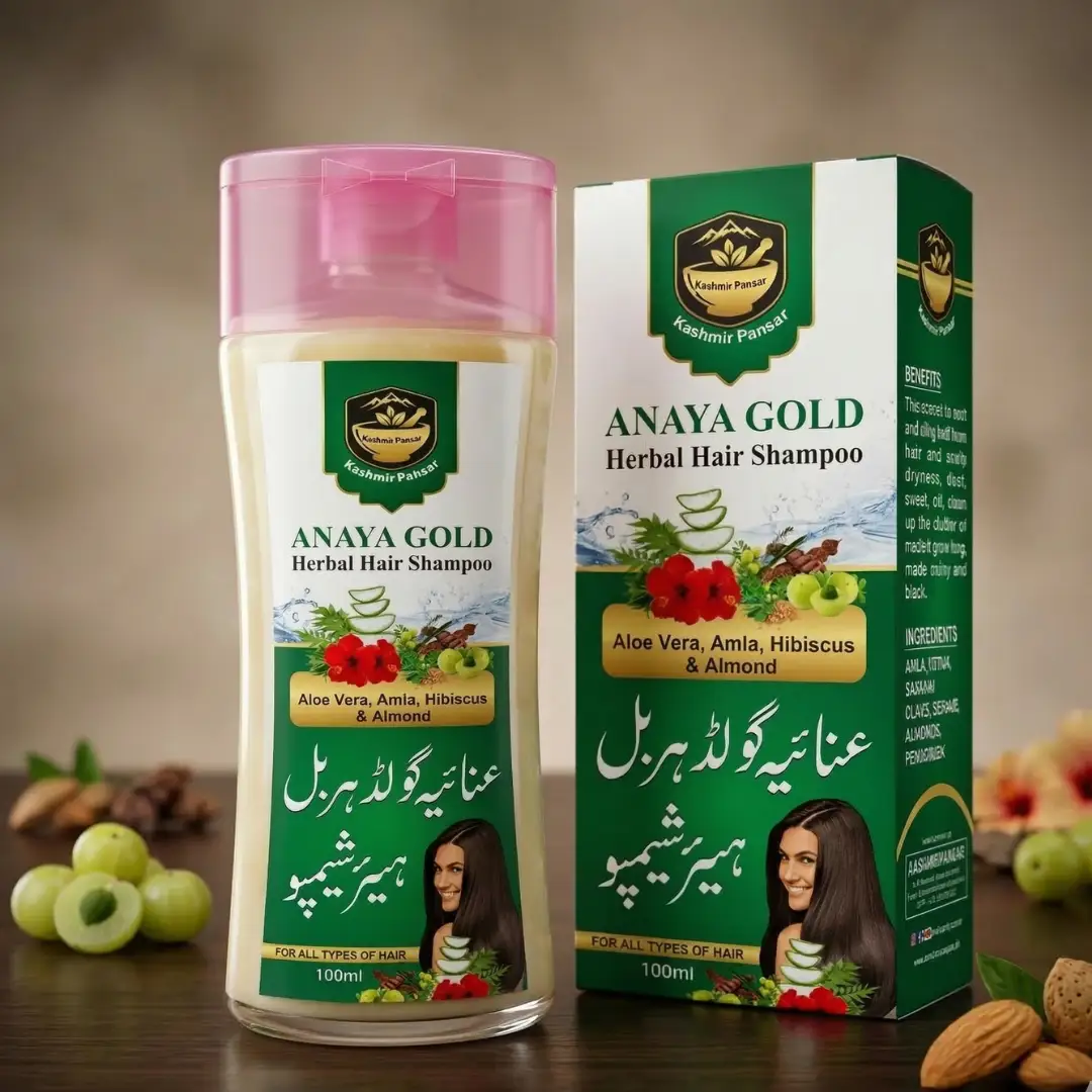 Anaya gold shampo Anaiya Gold Herbal Hair Shampoo - Image 1